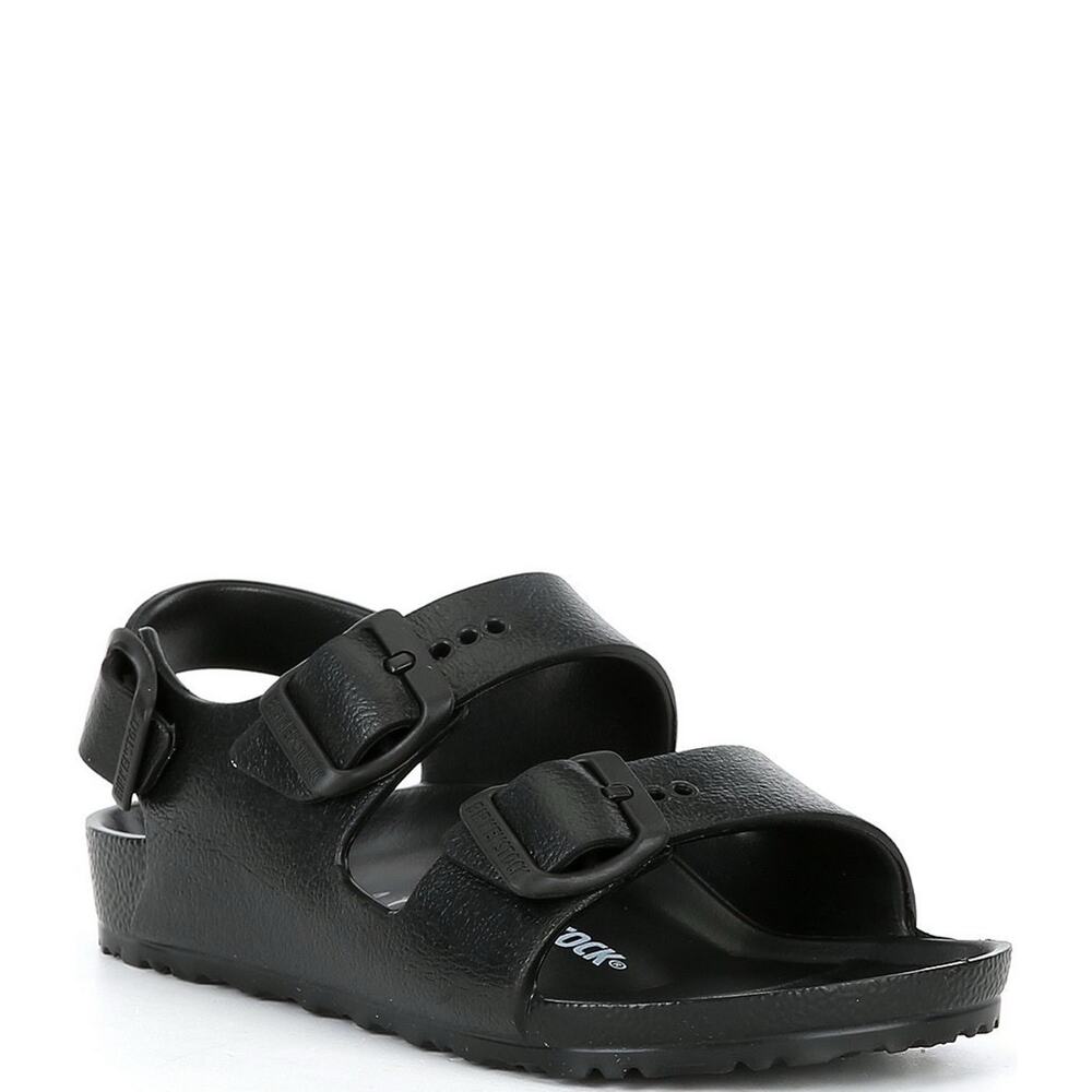 Birkenstock Kids 27 US 9 Milano Eva Sandals Shoes Black Beach Waterproof Shoes